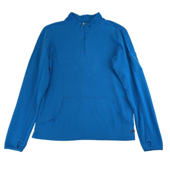 The Black Dog Quarter Zip Pullover Shirt Women's Size Large Blue‎ Sailing - Picture 1 of 9